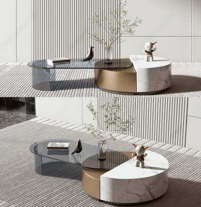 MINOTTI现代茶几3D模型下载